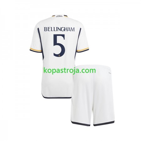 Billiga Fotbollströjor Real Madrid Jude Bellingham 5 Barn Hemma tröja 2023/24 Kortärmad